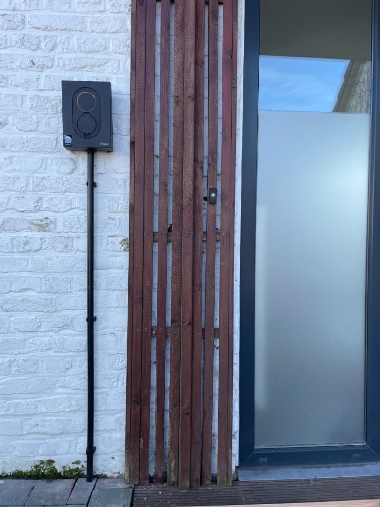 Installation d'une borne de recharge Zaptec Go